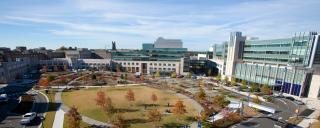 Duke Cancer Center aerial view