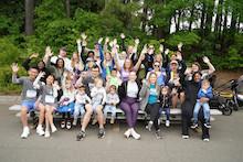 Team group shot at Angels Among Us 5K